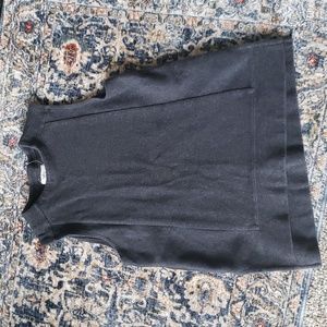 💥4/$20 Madewell Charcoal Grey Mockneck Sleeveless blouse